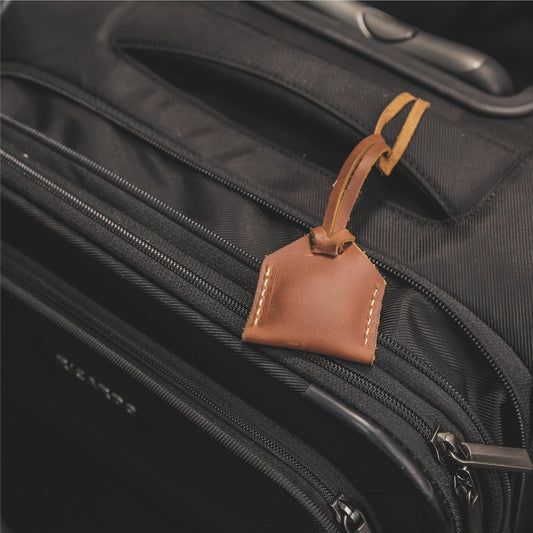 Personalized Leather Luggage Tag – Good Return