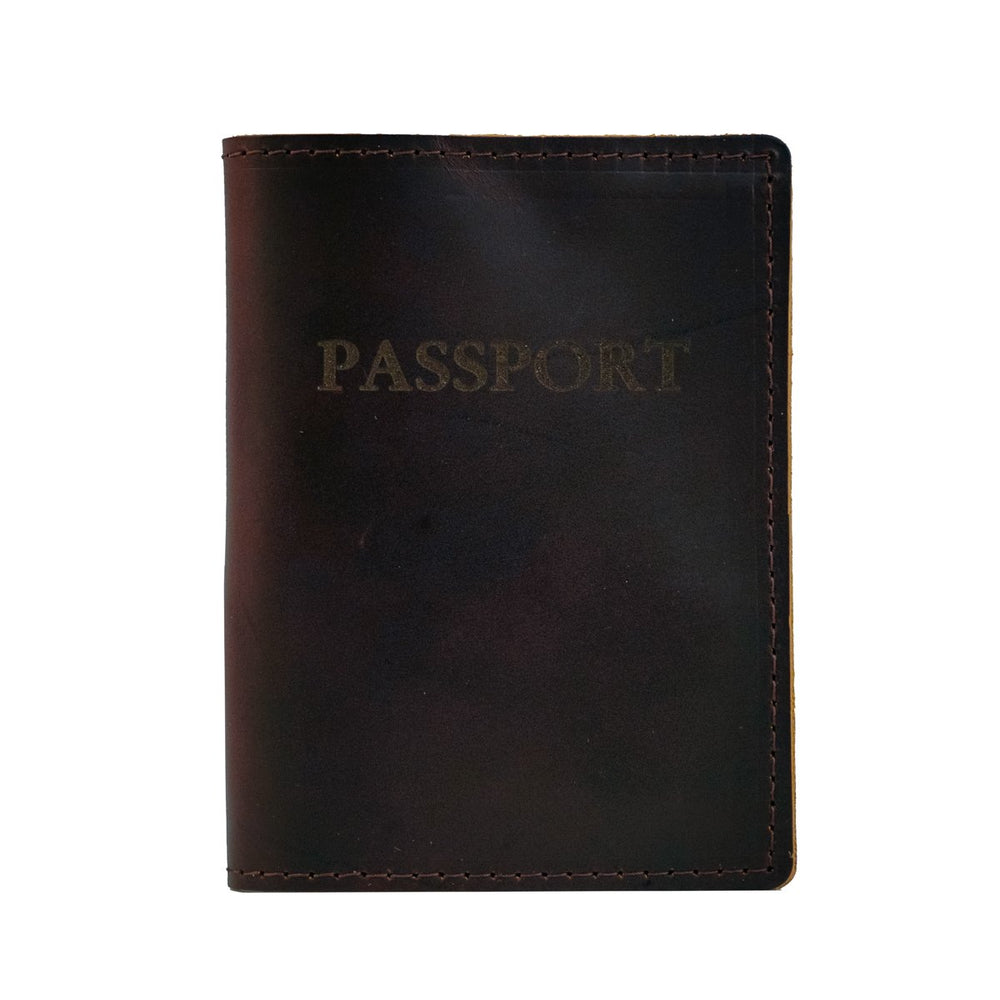 Leather Passport Cover – Rustico