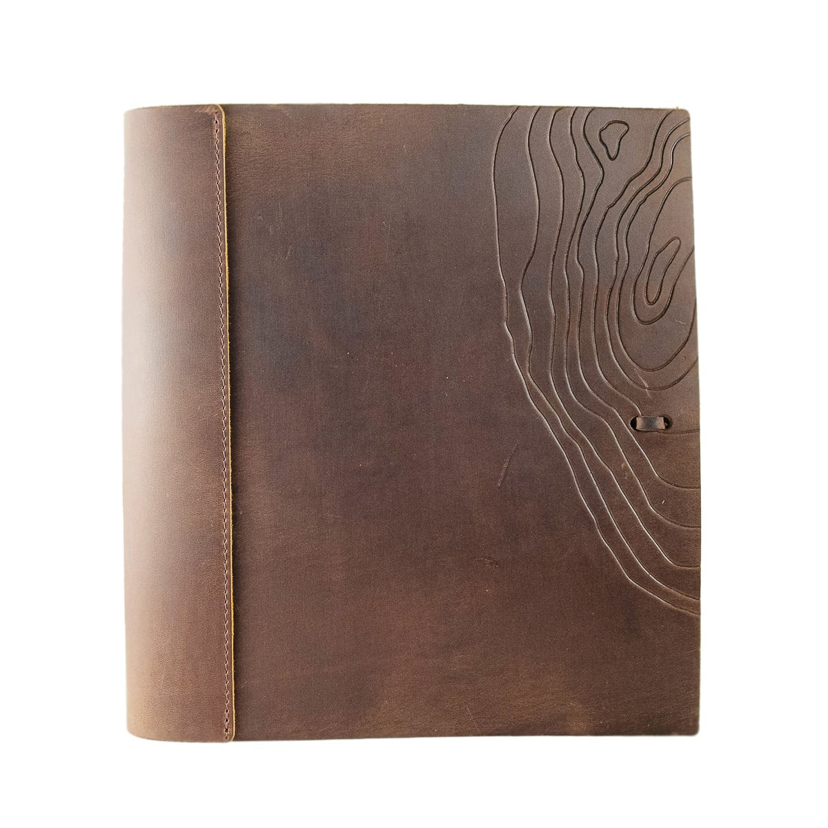 leather three ring binder