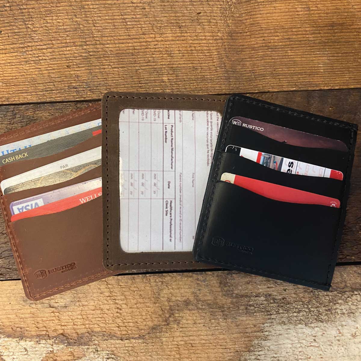 Leather Vax Card Wallet