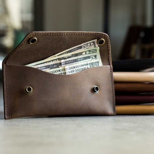 Corporate Money Clip Leather Wallet – Rustico Corporate