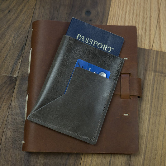 Vicenzo Leather Venice Distressed Leather Passport Wallet Holder