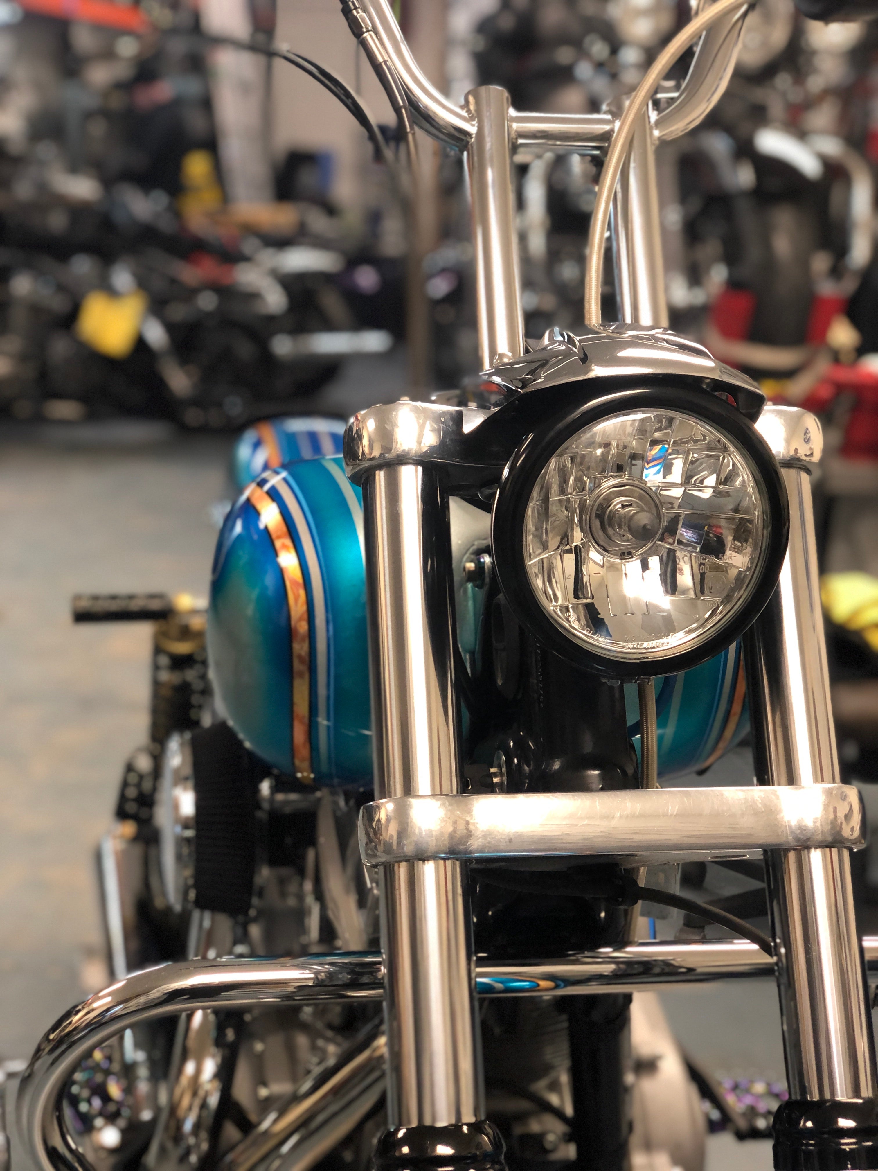 dyna headlight mount