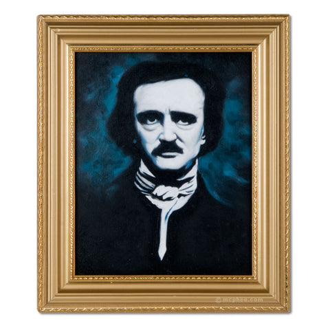 Edgar Allan Poe Oil Painting