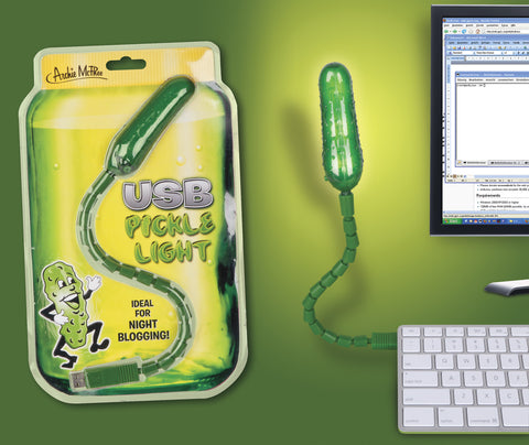 USB Pickle Light in Package Attached to computer