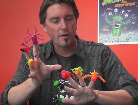 Curt Hanks with Finger Monsters