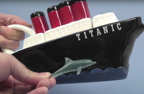 Titanic Gravy Boat Movie Still with CGI Dolphin
