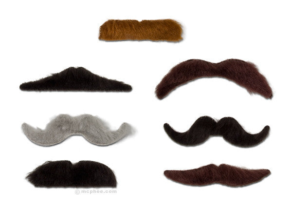 Stylish Mustaches - Archie McPhee & Co.