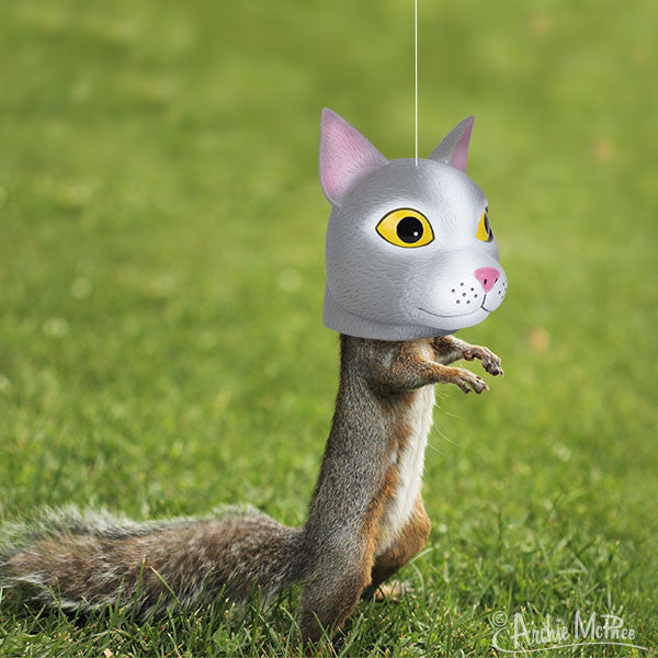 Cat Head Squirrel Feeder Archie Mcphee