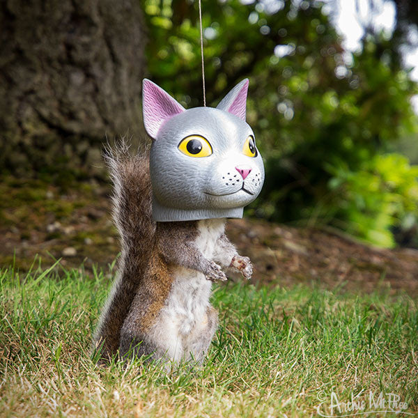 Cat Head Squirrel Feeder Archie Mcphee