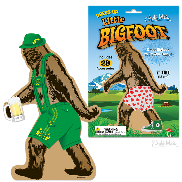 Retro Bigfoot T-Shirt – Archie McPhee
