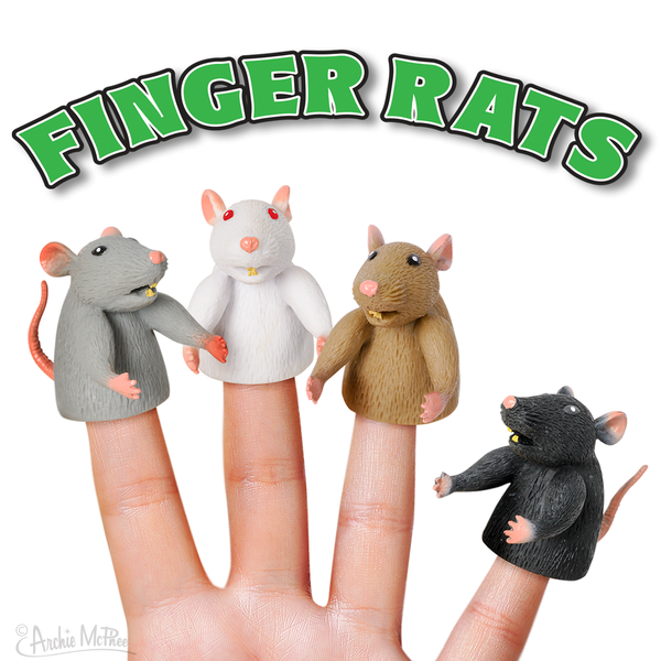 Rainbow Finger Hands - Set of 10 – Archie McPhee