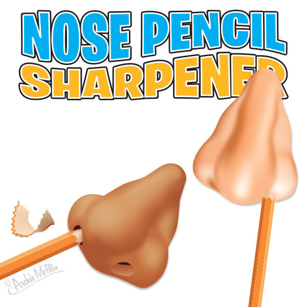 nose pencil sharpener