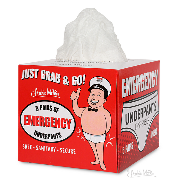 Uh Oh Emergency Underpants – Archie McPhee