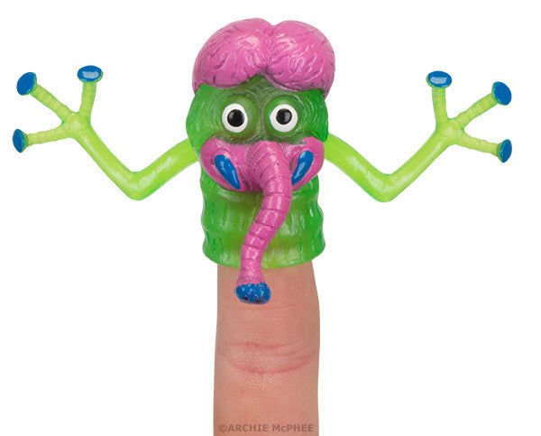 jelly monster finger puppets