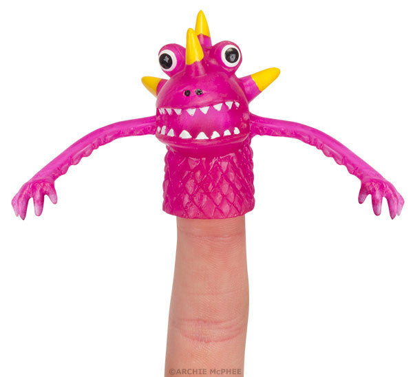 jelly monster finger puppets