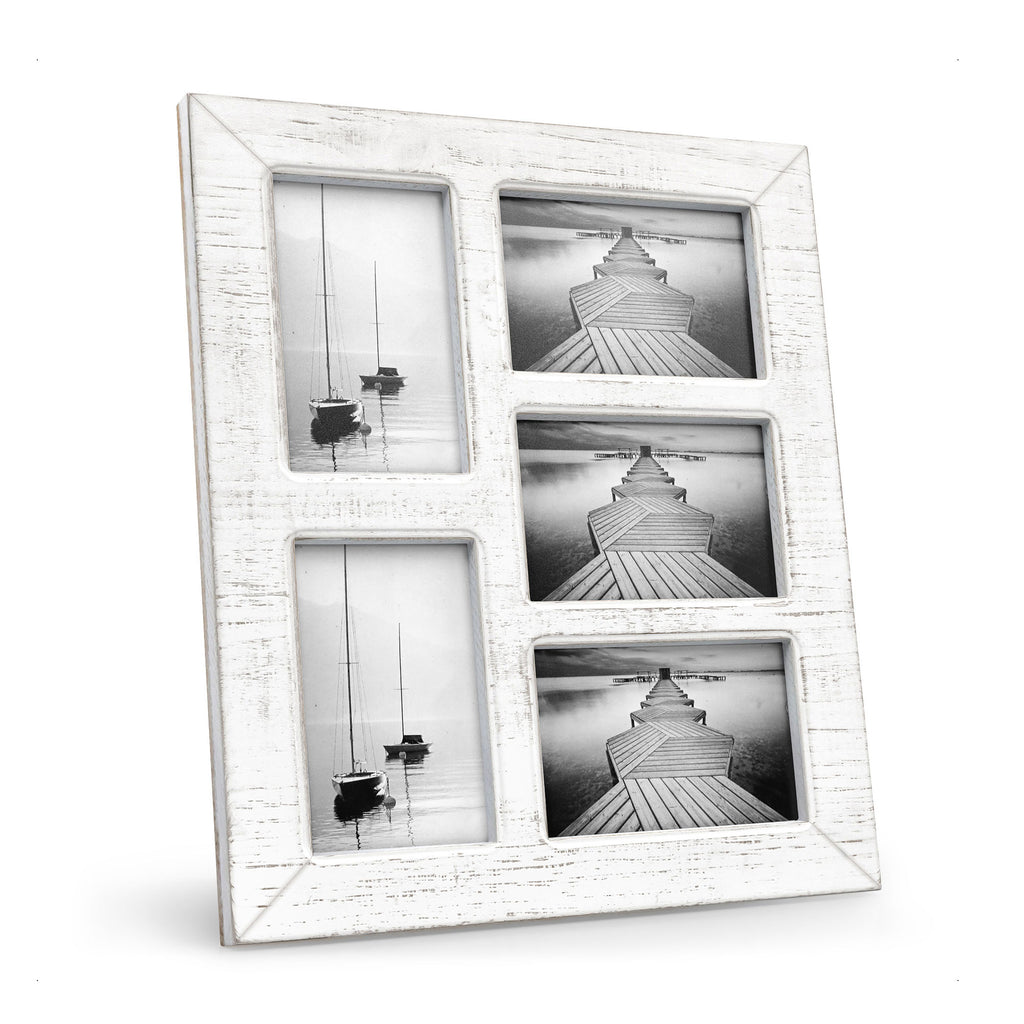 Barn Wood Window Multi Picture Frame 12 opening 4 X 6 – AllBarnWood