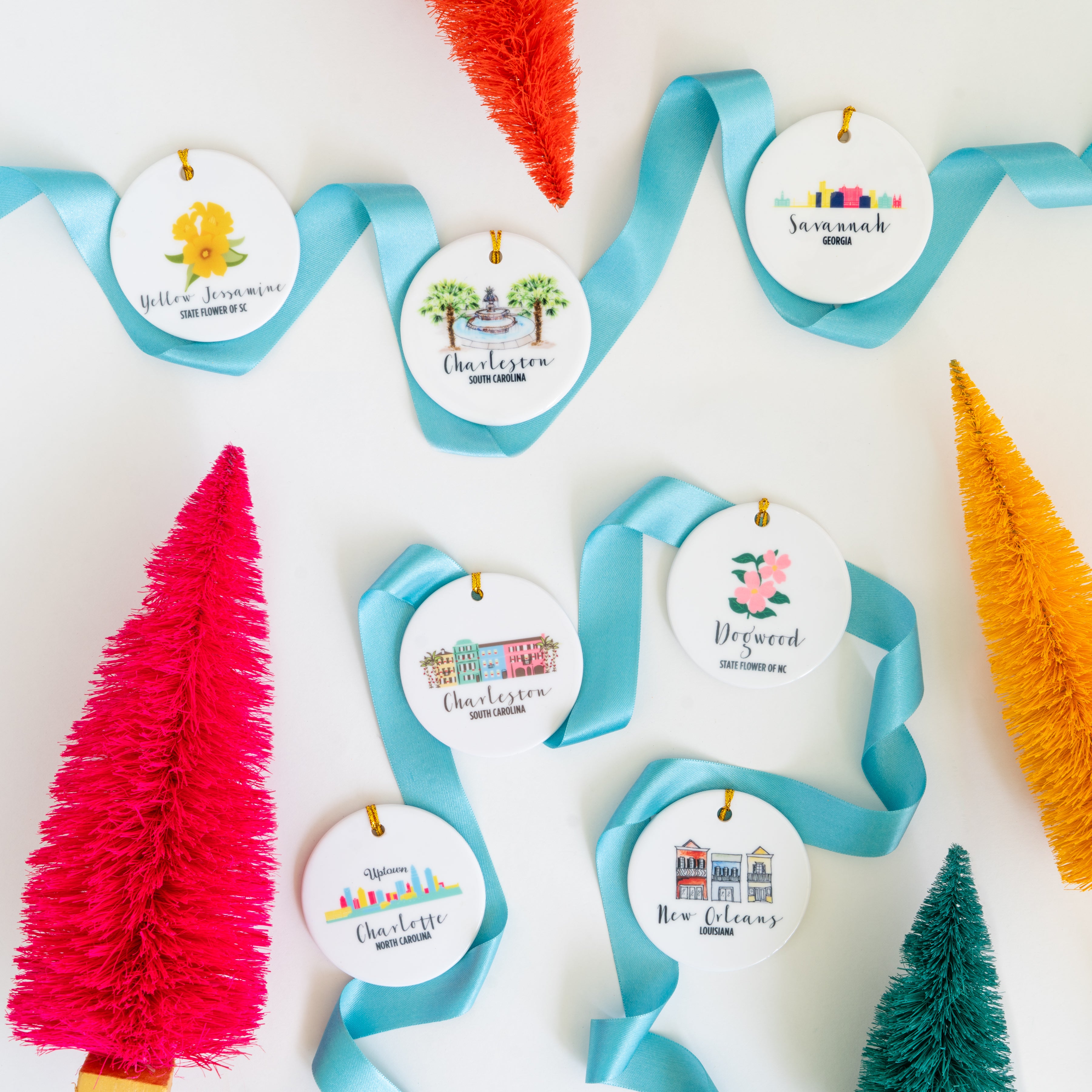 personalized ornaments for travel souvenirs