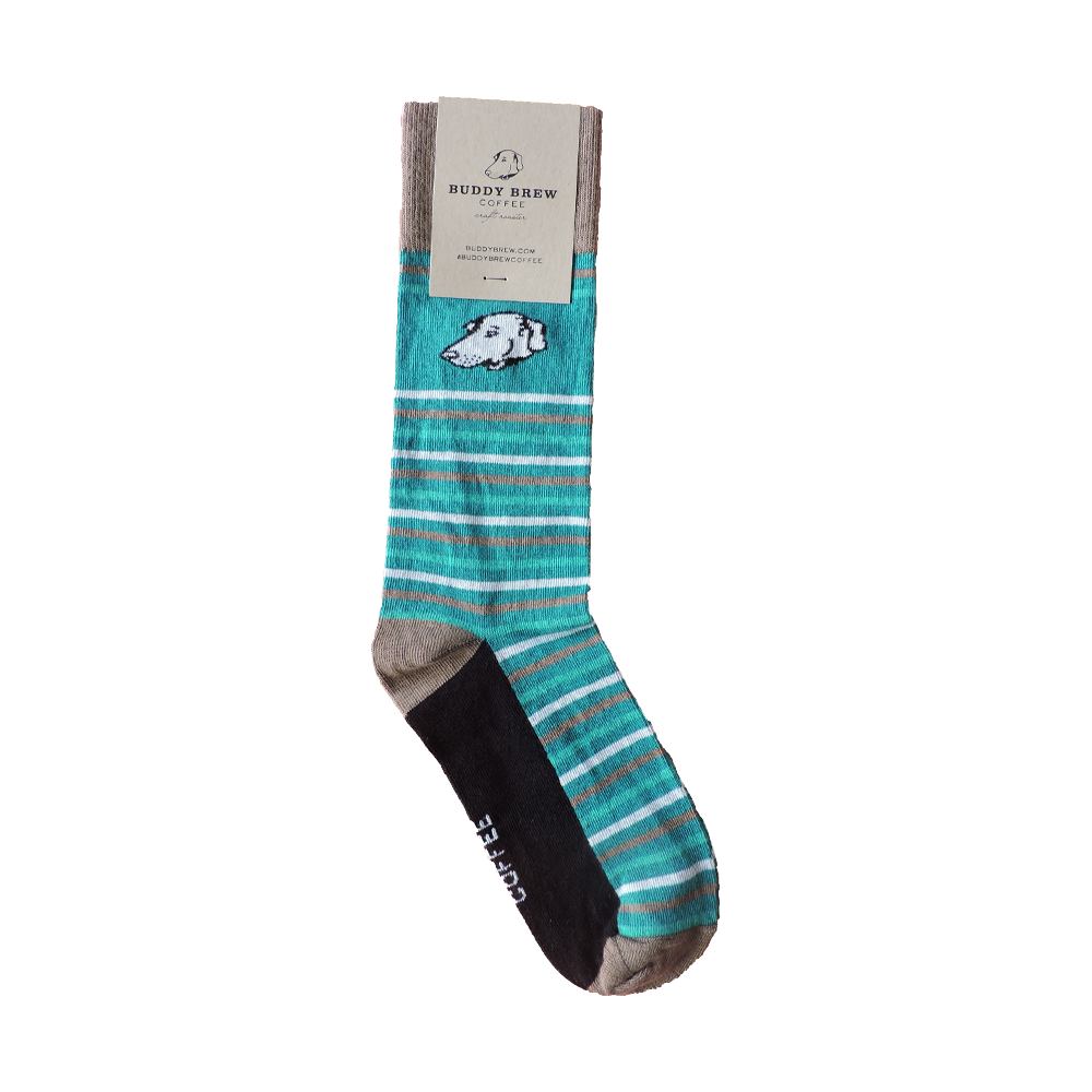 BBC Sock - Teal – Buddy Brew Coffee