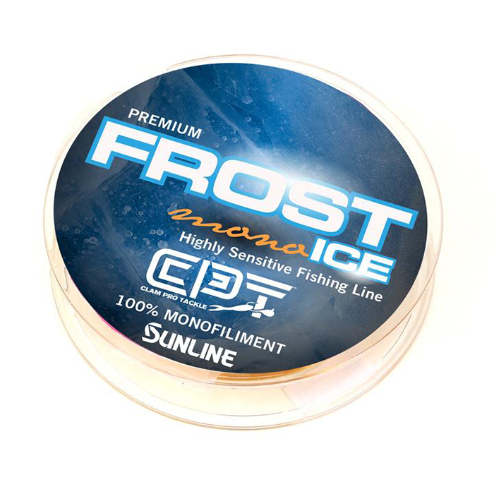Clam Frost Ice Monofilament Fishing Line - Gold - 3 lb. 110 Yards