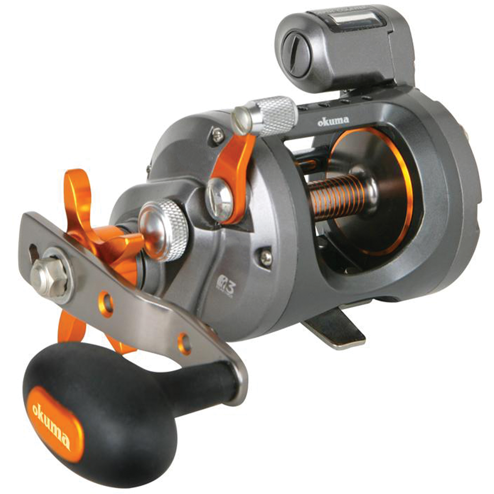 OKUMA CONVECTOR LC REEL MH 20#/320 4:1 3bb TROLLING - All Seasons Sports