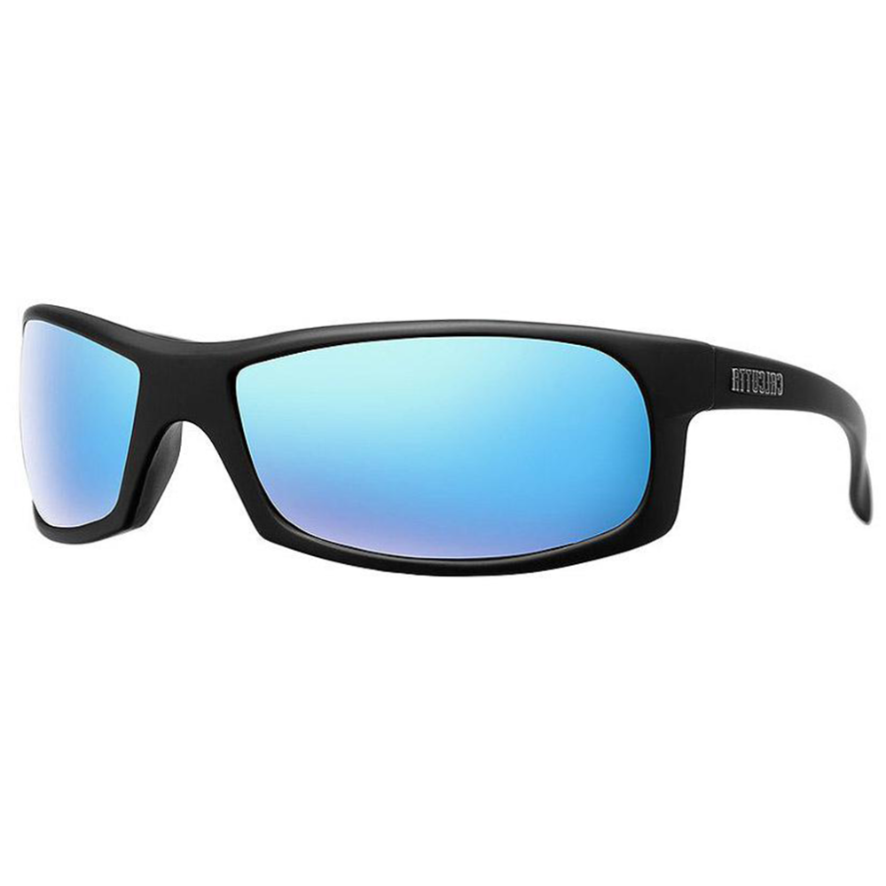 Calcutta Walker Discover Series Shiny Black/Blue Mirror Sunglasses