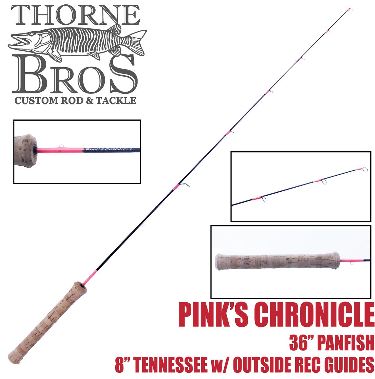 Thorne Brothers Custom Ice Rod - Crappie Chronicles Griff