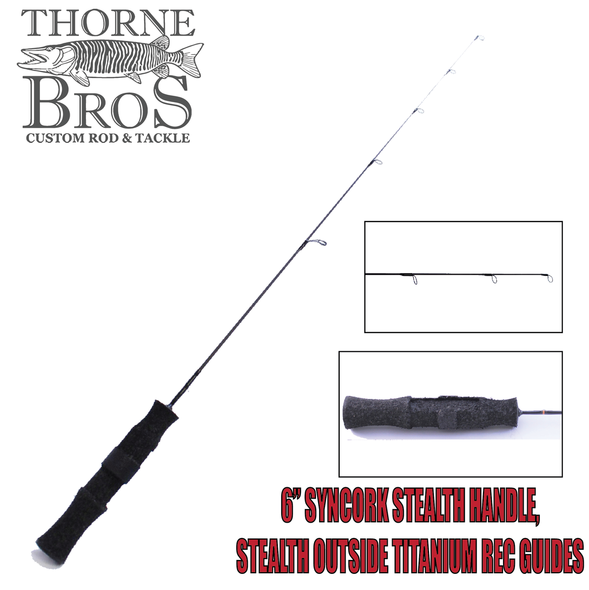 Thorne Brothers Custom Ice Rod - Power Noodle Options