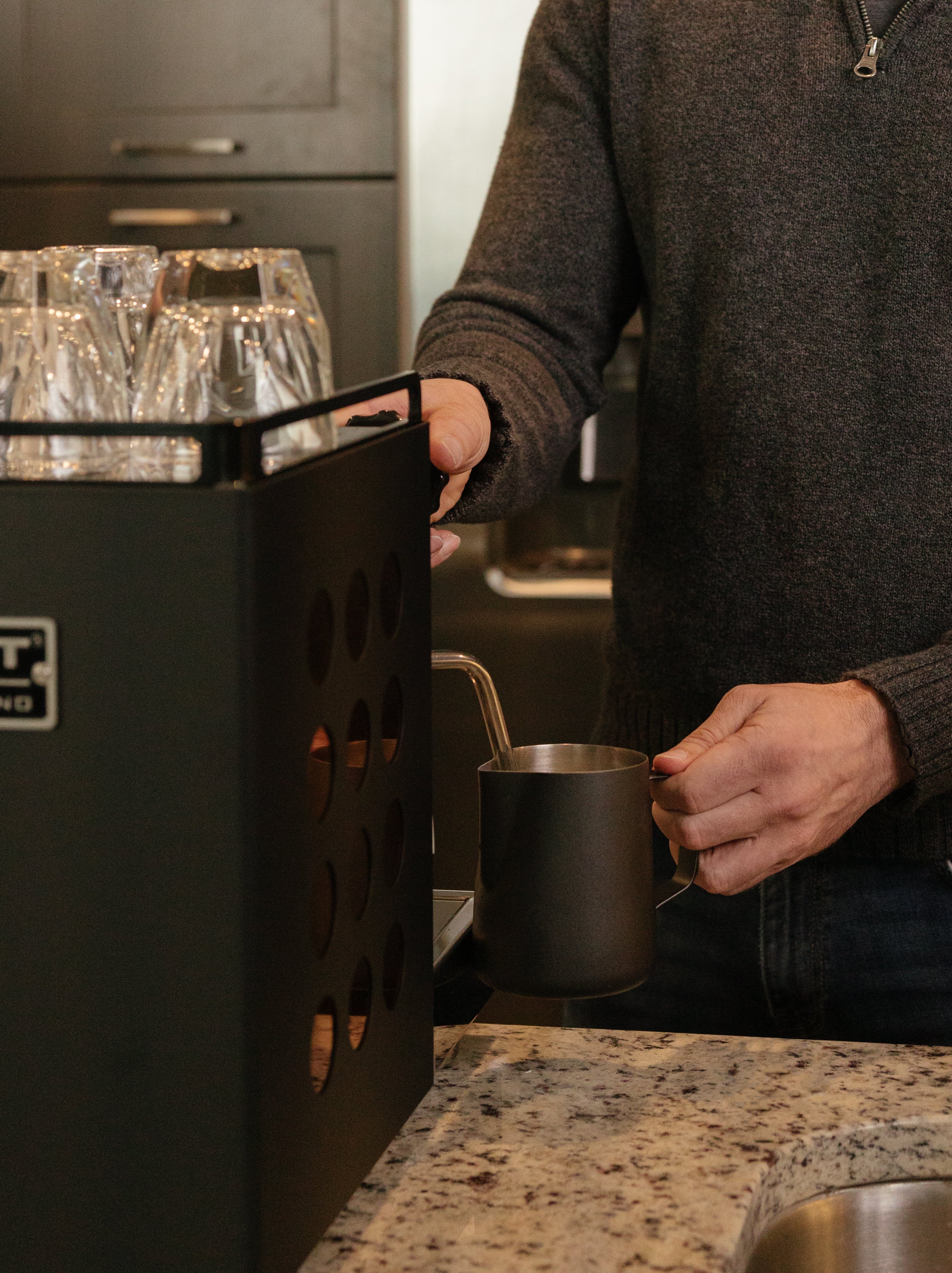 Use A Steamer Wand To Reheat Your Starbucks Latte To Perfection