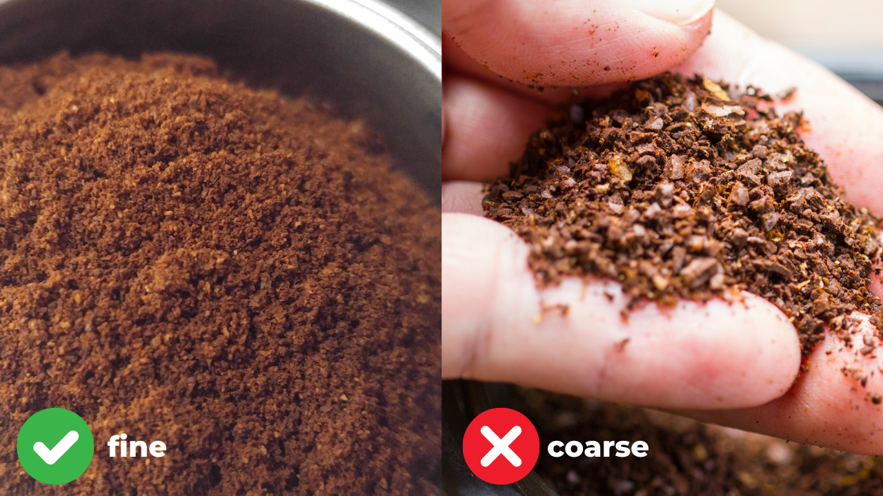 coffee grind size comparison
