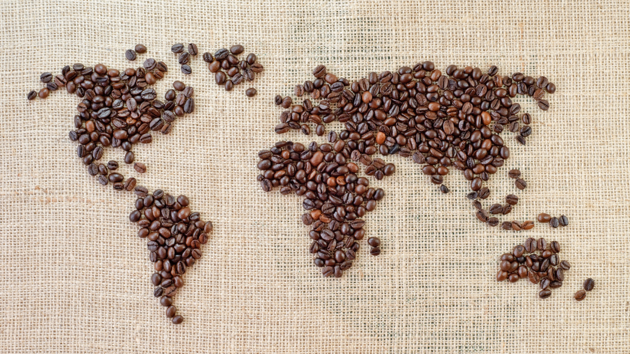 coffee world map