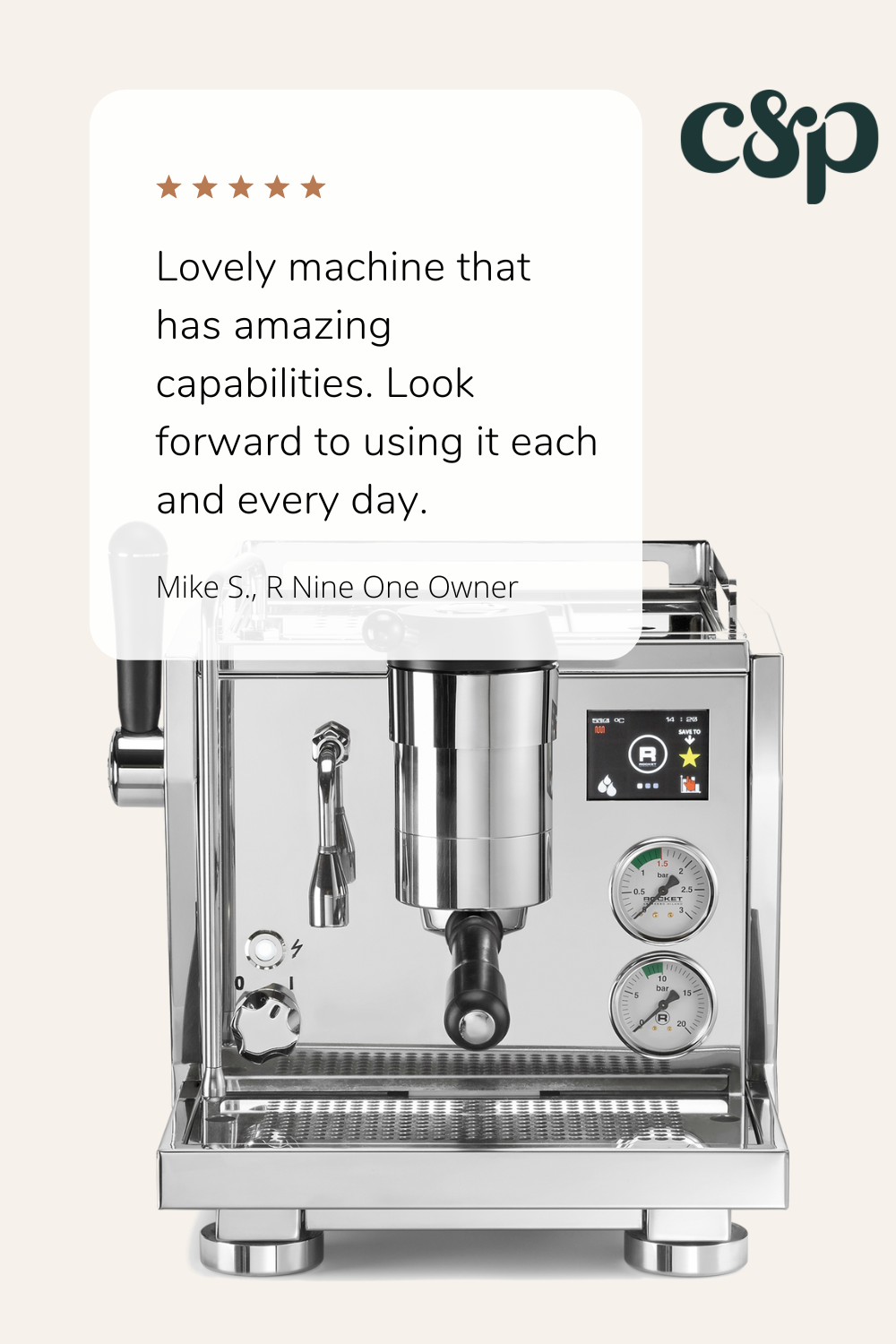 rocket espresso r nine one espresso machine review
