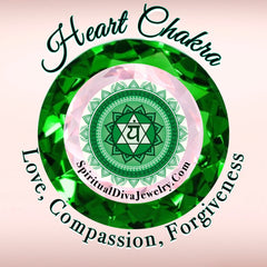 Heart Charkra - Love Compassion forgiveness - Spiritual Diva Jewelry