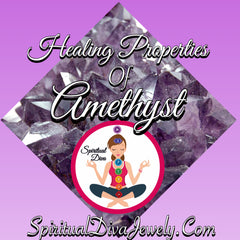 Amethyst grief stress protection spiritual Diva Jewelry