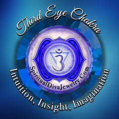 Third Eye chakra Intuition Insight Imagination - Spiritual Diva Jewelry