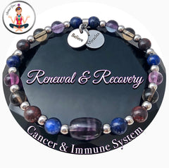 Cancer Immune System Recovery Healing Crystal Reiki Gemstone Bracelet - Spiritual Diva 