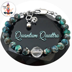 Quantum Quattro Clear Quartz adjustable gemstone bracelet - Spiritual Diva