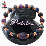 Spiritual Diva Jewelry PROTECTION Energy Healing Crystal Copper Reiki Bracelet Tourmaline