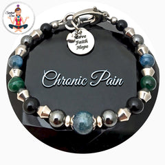 Spiritual Diva Chronic Pain Relief Healing Crystal Reiki Gemstone Adjustable Bracelet