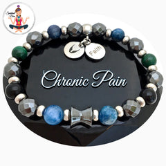 Chronic Pain Relief Energy Healing Crystal Reiki Gemstone Angel Bracelet - Spiritual Diva Jewelry