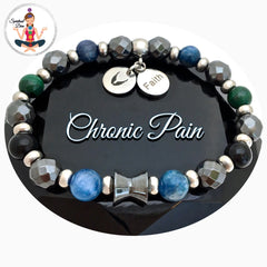 Chronic Pain Relief Energy Healing Crystal Reiki Gemstone Bracelet - Spiritual Diva Jewelry