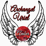 Archangel Uriel color red crystal Amber - Spiritual Diva Jewelry