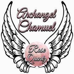Archangel Chamuel Rose Quartz - Spiritual Diva Jewelry