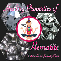 Hematite Pain Protection stress Spiritual Diva Jewelry