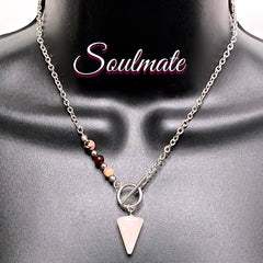 soulmate Love Reiki crystal necklace -Spiritual Diva 