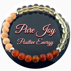 Pure joy positive energy unisex bracelet- spiritual diva 