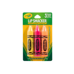 crayola lip balm trio lip smacker