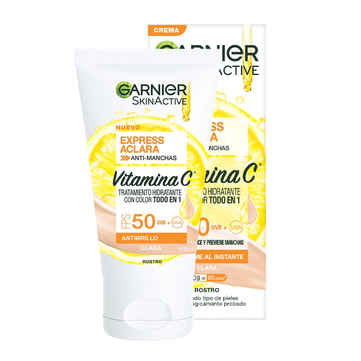 Garnier Skin Active Express Aclara Booster Serum Anti Manchas Con Vitamina C  ingredients (Explained)