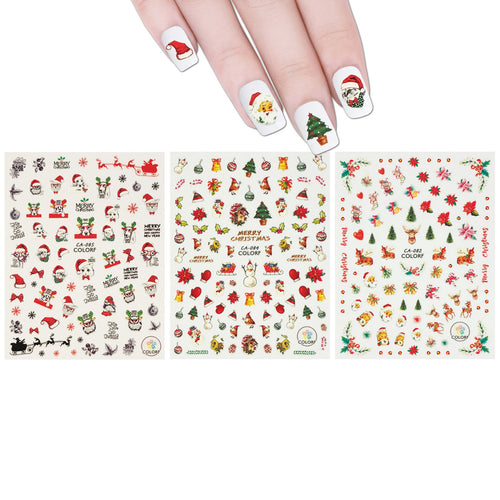 holiday nail appliques