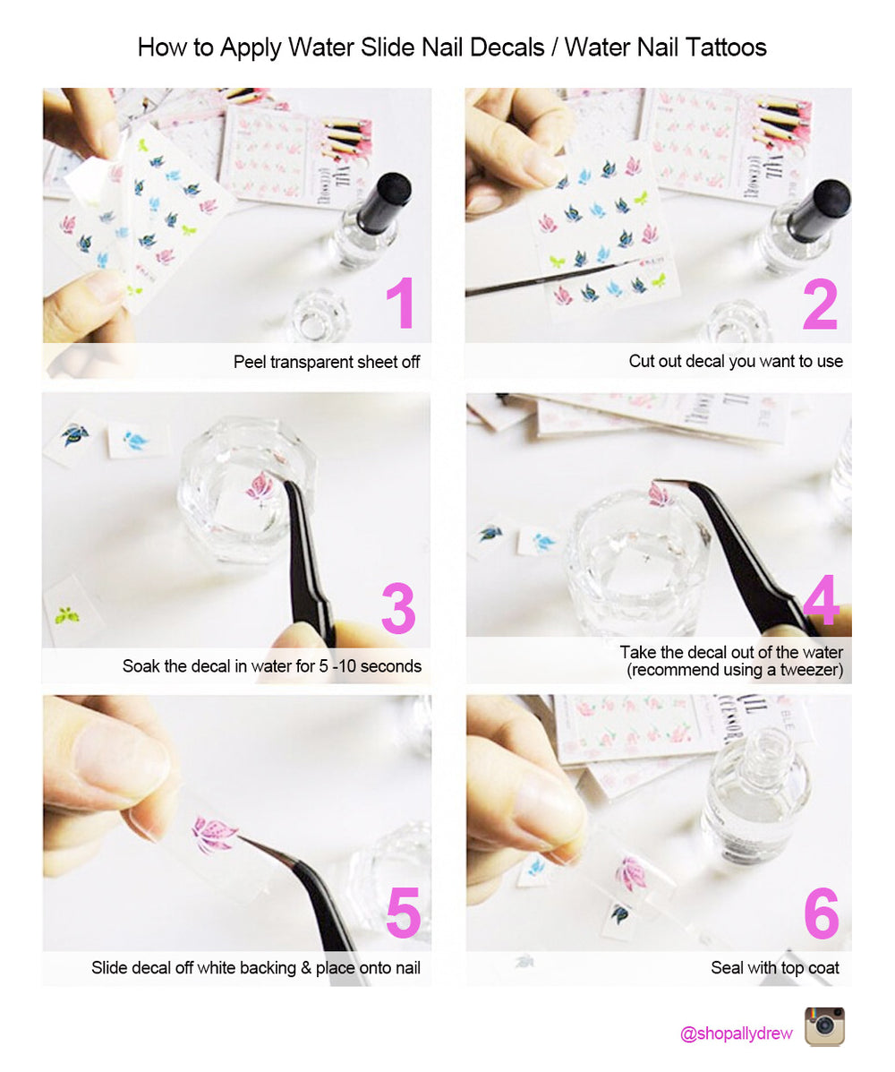 nail water transfers